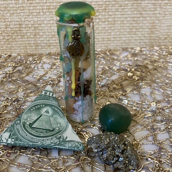 Abundance Money 💰 Crystal Bottle Spell - Picture 2 of 11